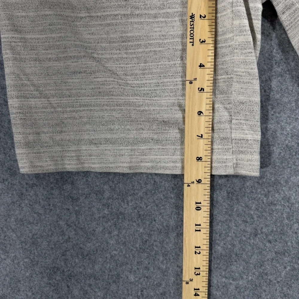 Nike Mens Sportswear Heathered Knit Shorts Gray Drawstring Zipper Pocket Size M